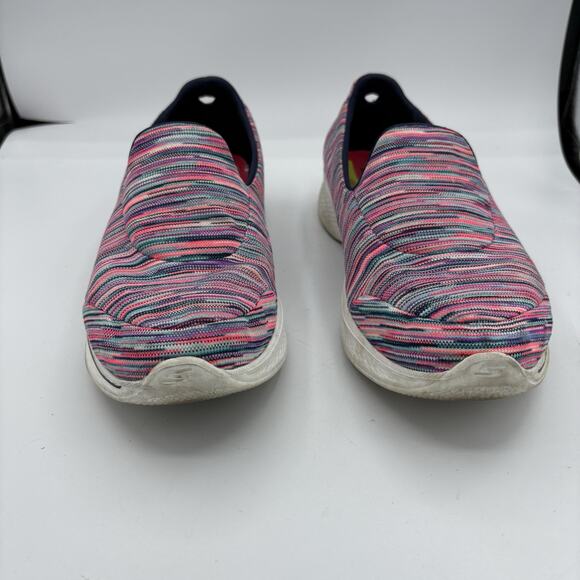 Skechers Shoes Womens Size 11 Go Walk 4 Merge Goga Max Multicolor Slip On H4 - Picture 5 of 10